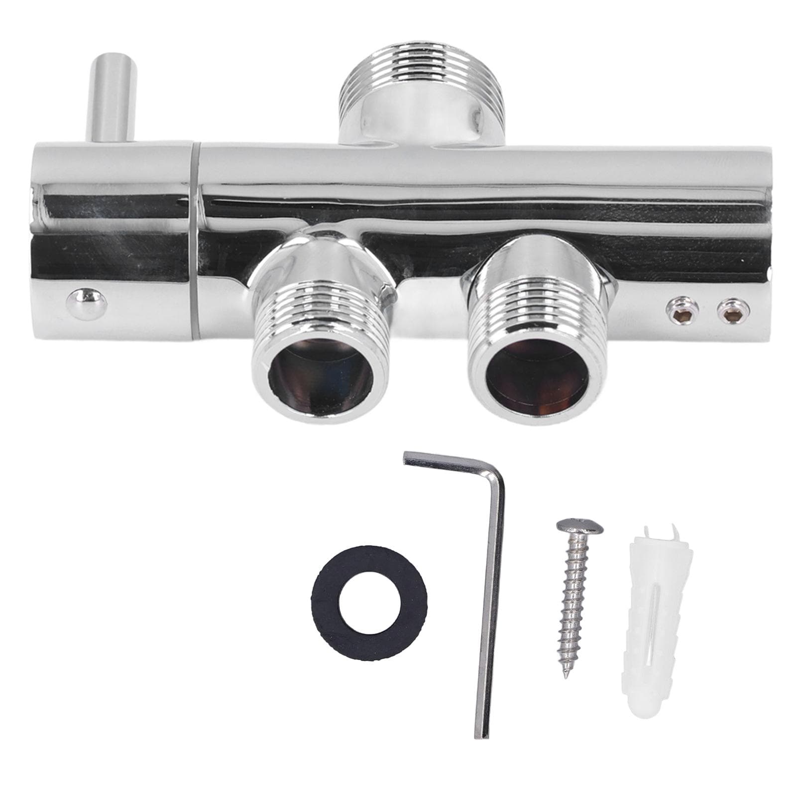 G3/4 to G1/2 Shower Arm Diverter Leakproof Tee Connector Brass Shower Diverter Valve for Bathroom