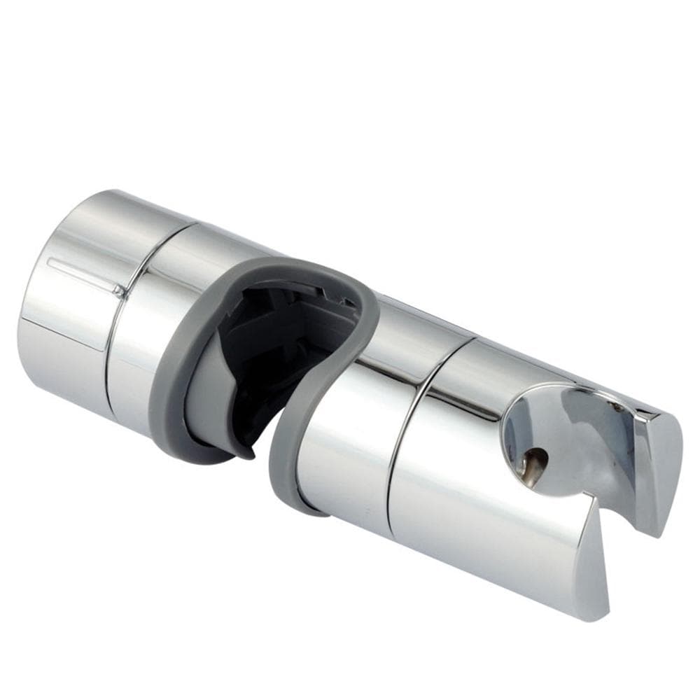 Adjustable Hand Shower Bracket for Slide Bar 18-25MM Diameter Polished Chrome Replacement Handheld silver