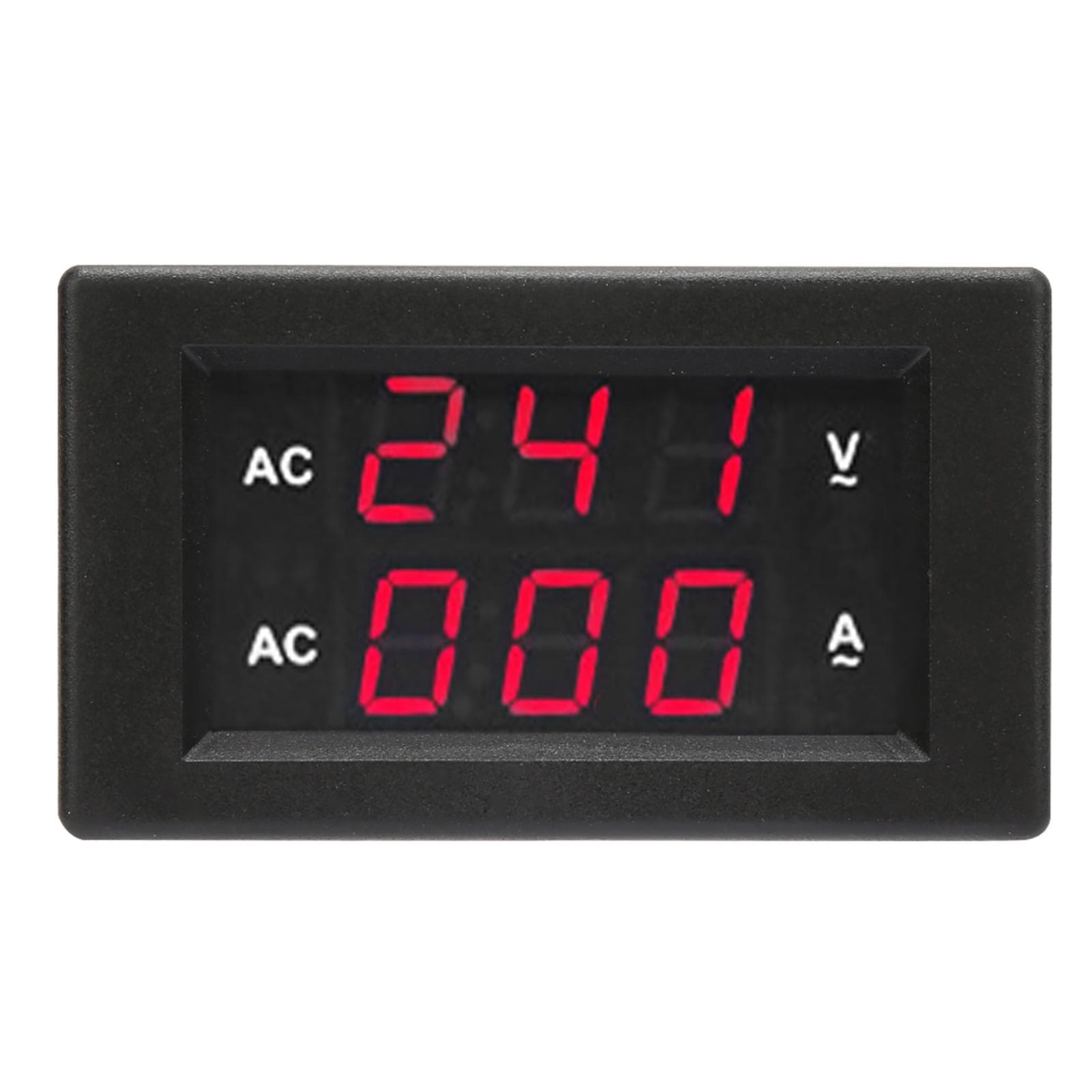 LED Digital Display AC 100~300V Voltmeter 0100A Ammeter(Red BluE)