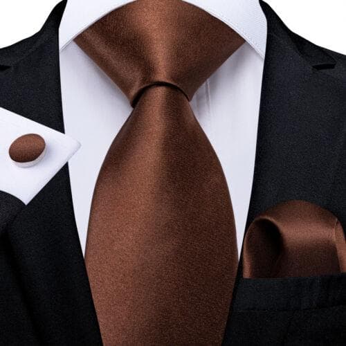 DiBanGu Red Blue Gold Gray Mens Silk Stripped Woven Tie Necktie Hanky Cufflinks N-7821