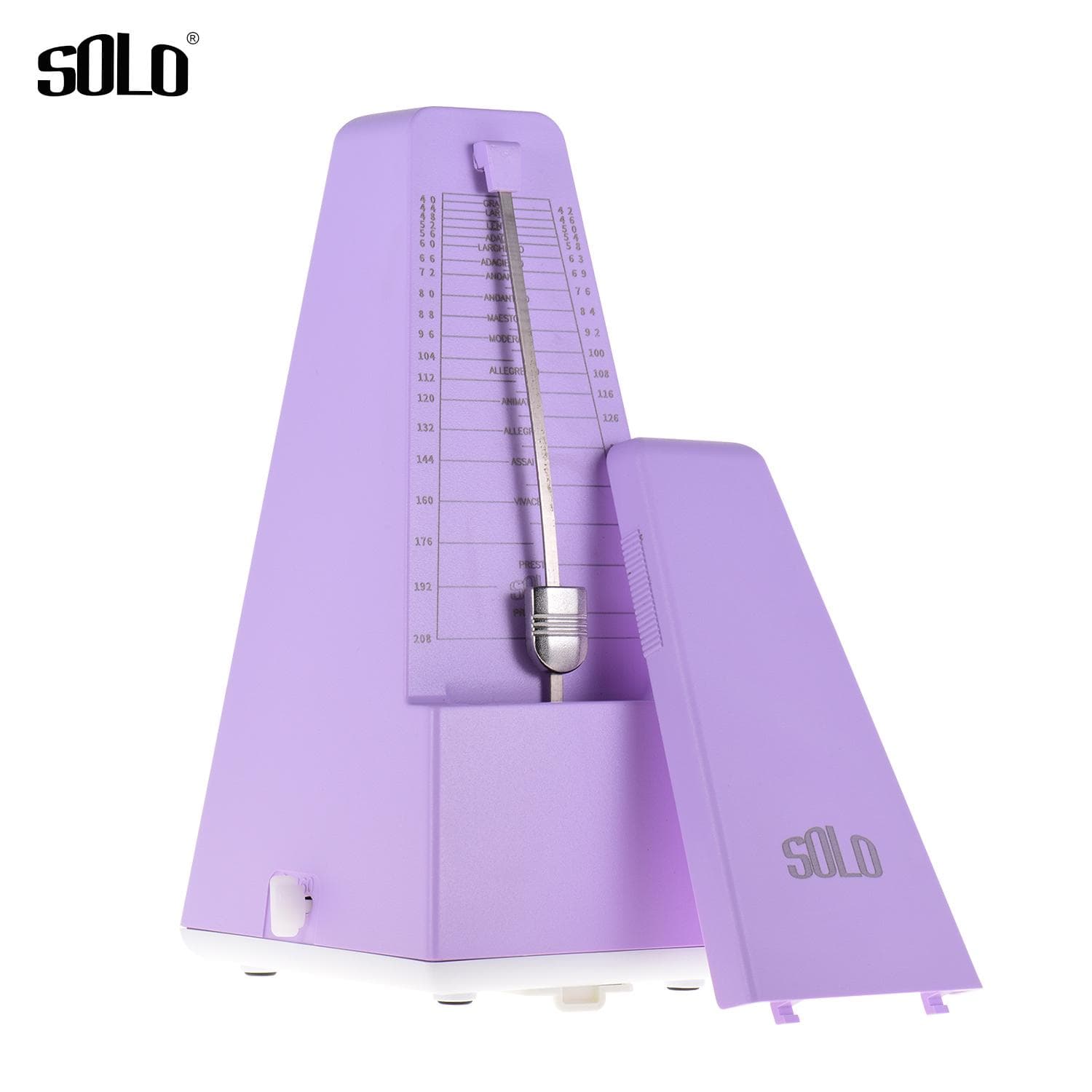 SOLO S-320 Universal Mechanical Metronome ABS Material for Guitar Violin Piano Drum Musical purple