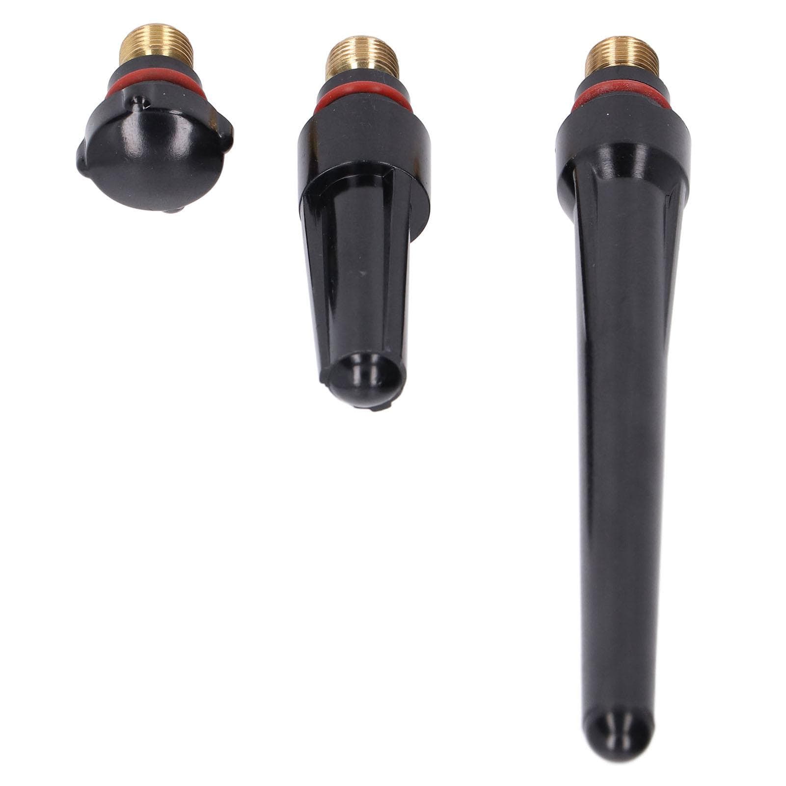 3Pcs TIG Gas Lens Chuck Body Accessory Back Cup Kit for SR WP?17 WP?18 WP?26 TIG Welding Gun