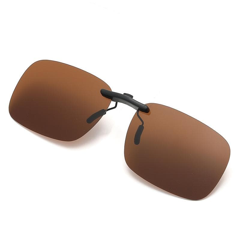 non-polarized Rimless Men Clip on Sunglasse Glasses Narrow Clip-on Lenses Women Anti-glare Night Vision Clips