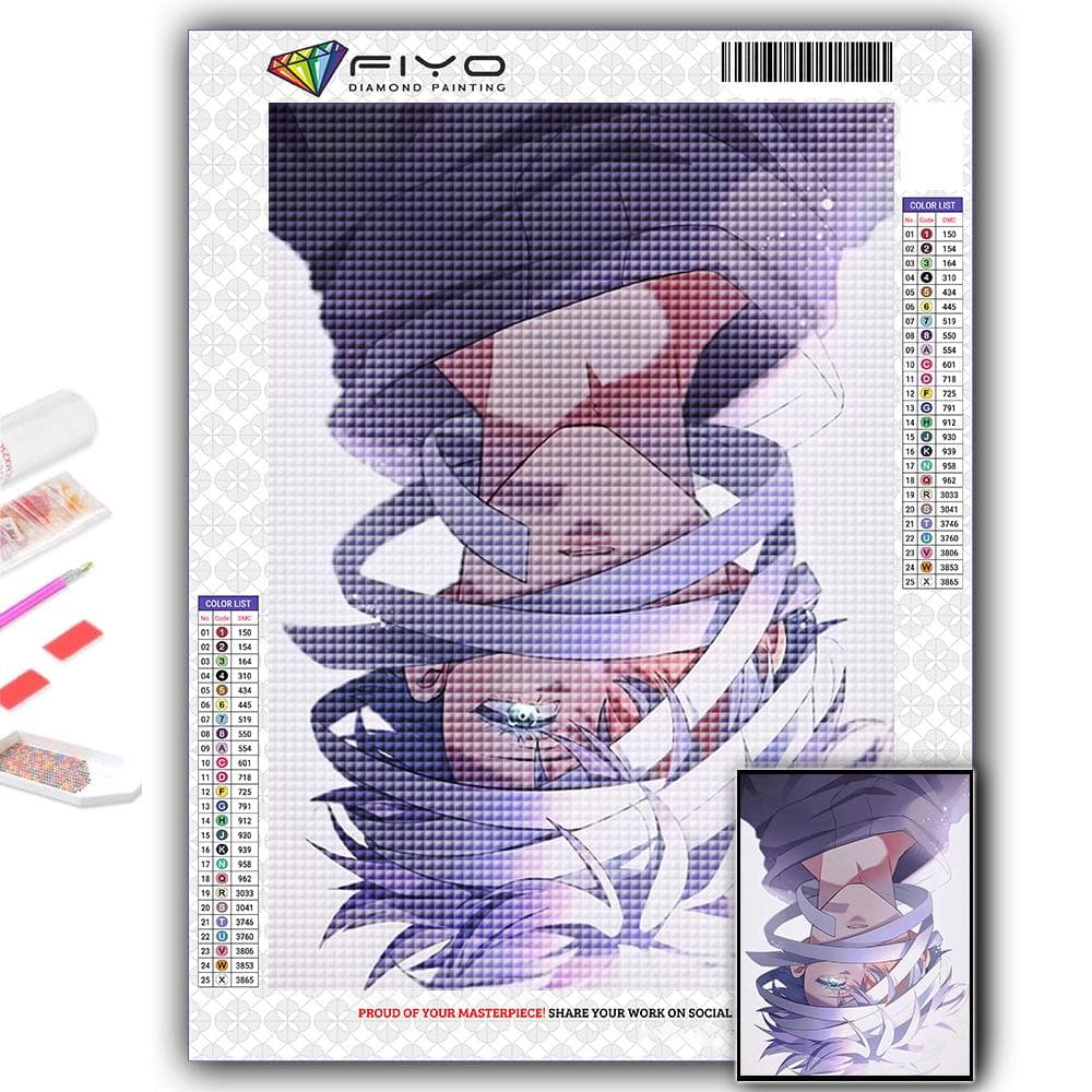5D Diy Diamond Painting Jujutsu Kaisen Cross Stitch Full Diamond Embroidery Mosaic Full Square 30X40CM
