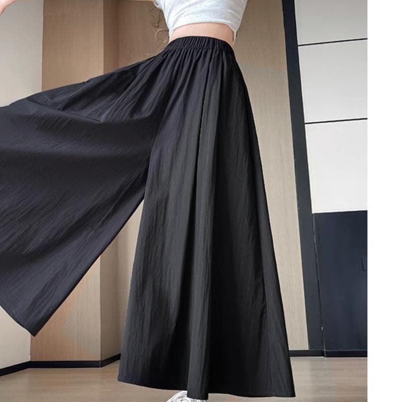 Bingsi Yamamoto Skirt and Pants for Women In Summer Thin New Style Small High Waist Long Skirt Loose Quick-drying Wide-leg Pants 5XL