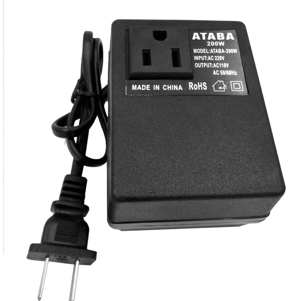 Intelligent Efficient Household 200W AC 220V To 110V Step Down Transformer Voltage Converter Travel US Plug multicolour