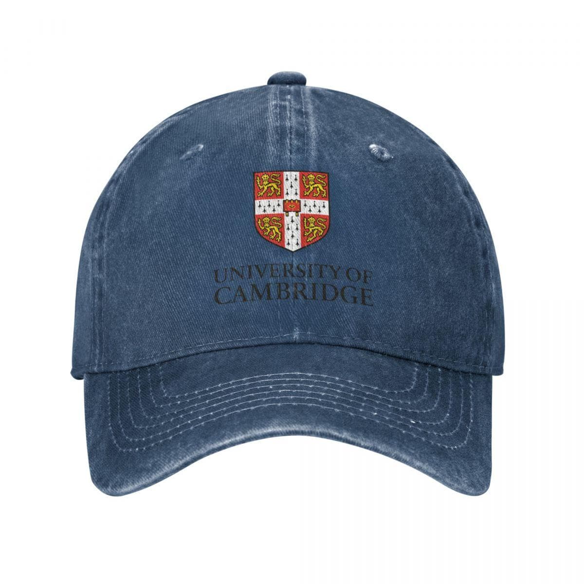 Vintage Cambridge-University Baseball Cap Unisex Distressed Cotton Snapback Cap Outdoor Running Golf Hats Cap One Size