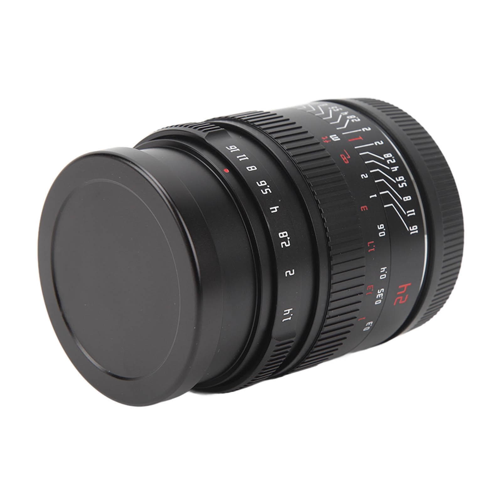 7ARTISANS 24mm F1.4 Lens Wide Angle Lens Metal Shell 2 ED Glass Half Frame Camera Lens for M3 M5 M6