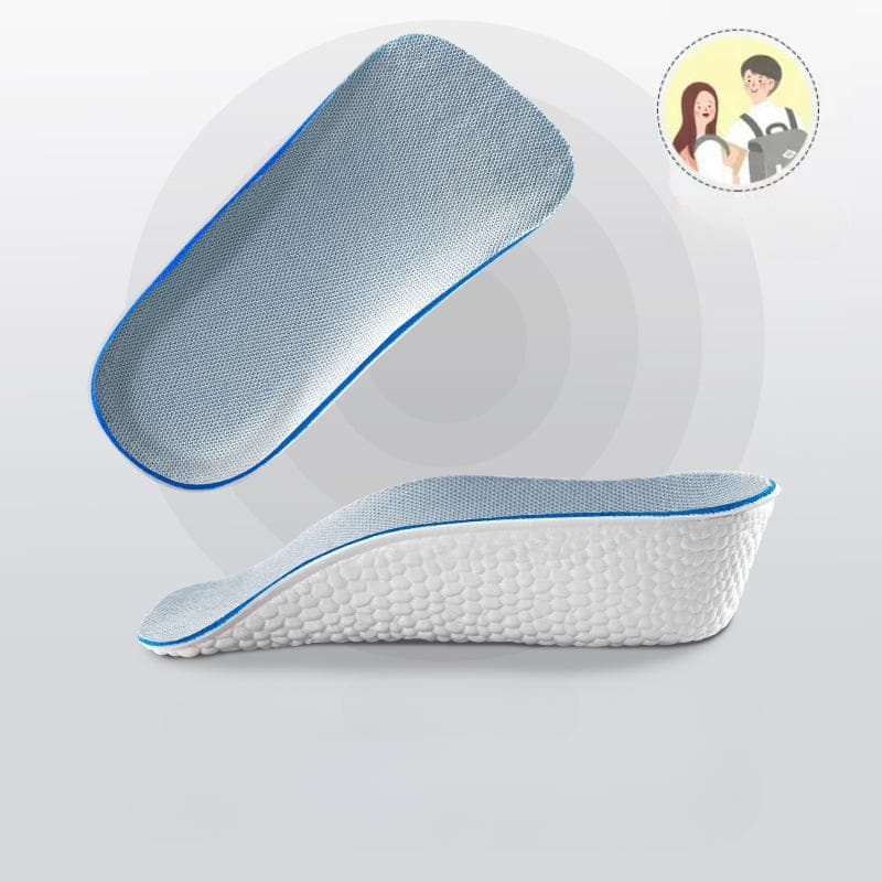 Height Increase Insoles for Men Women Shoes Flat Feet Arch Support Orthopedic Insoles Sneakers Heel Lift Memory Foam Shoe Pads 3.5cm grey