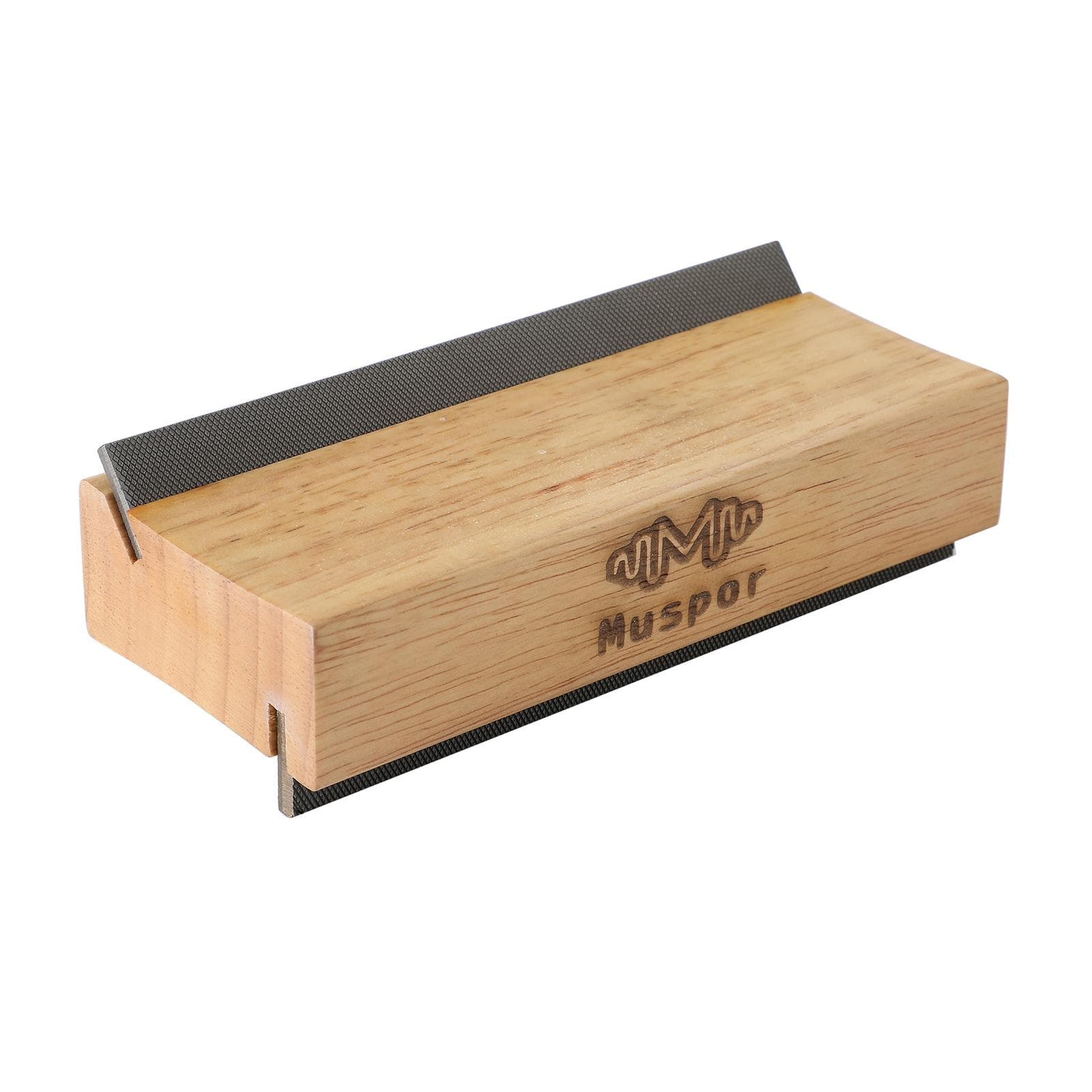 Muspor Guitar Fret End Dressing File Olive Wood 35/90 Degree Luthier File Tool Guitar Bass Fret End