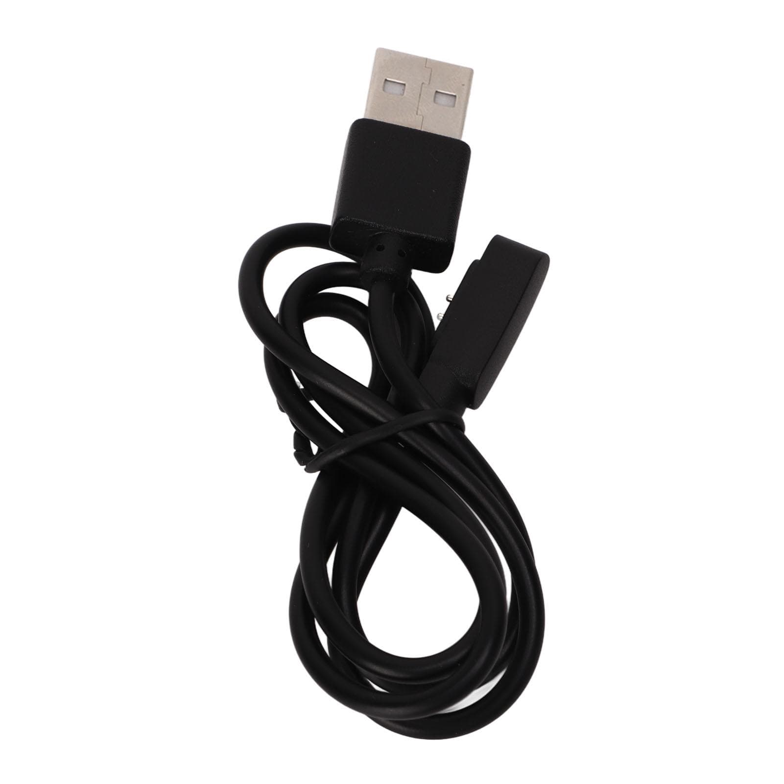 Watch Magnetic Charging Cable 2 Pin Smartwatch Charger for Cup Shape Juicer Black 2PWK2.59mm