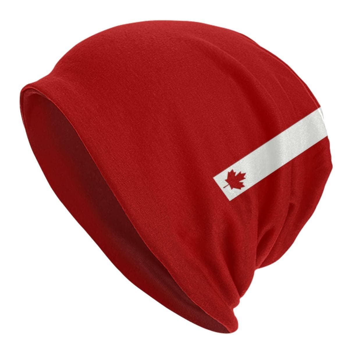 Canada Flag Bonnet Hats Cool Knitted Hat For Women Unisex Winter Warm Canadian Proud Skullies Beanies Caps Beanies Hat
