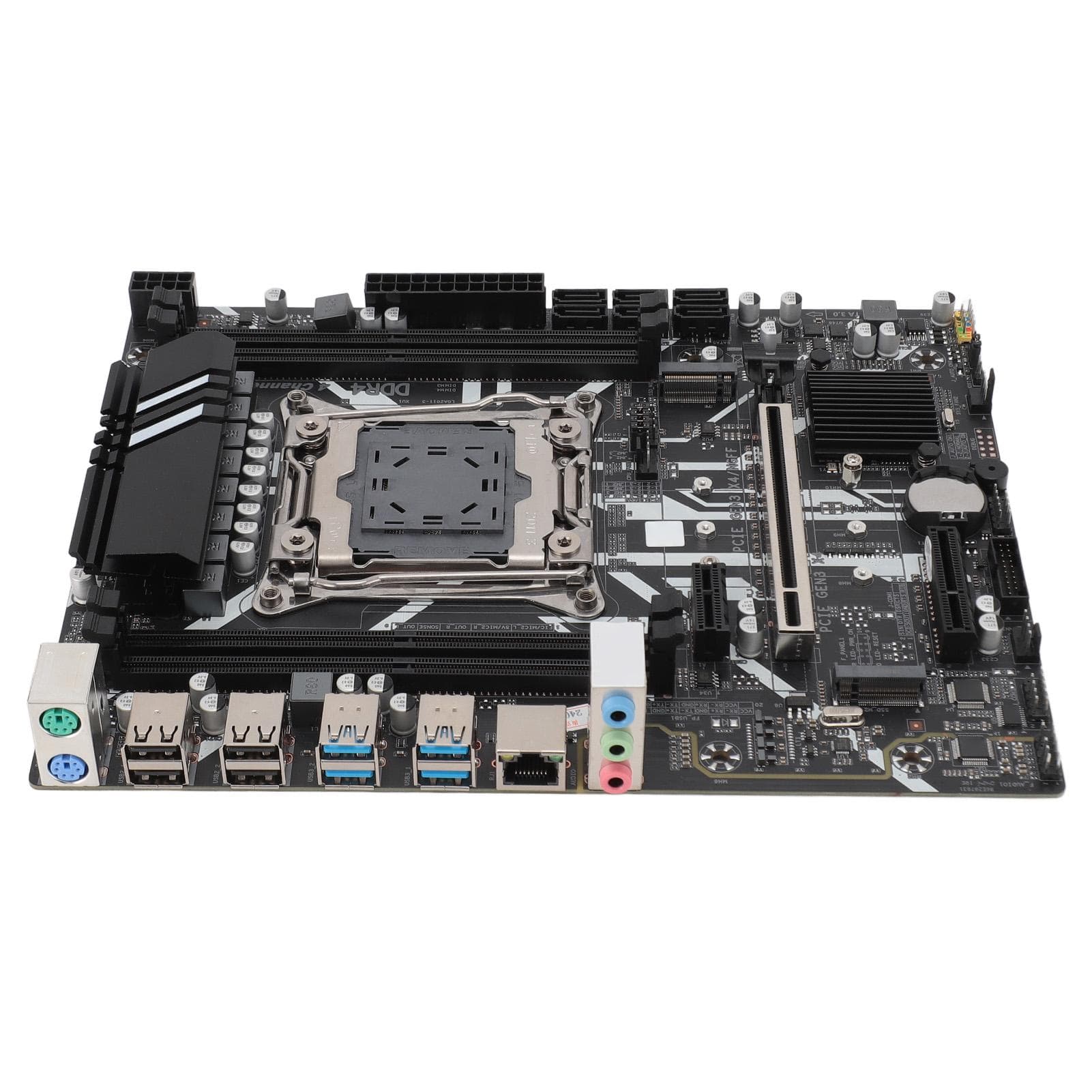 X99 Motherboard LGA2011‑3 DDR4 Quad Channel Dual M.2 8 Phase Power Supply Desktop Computer