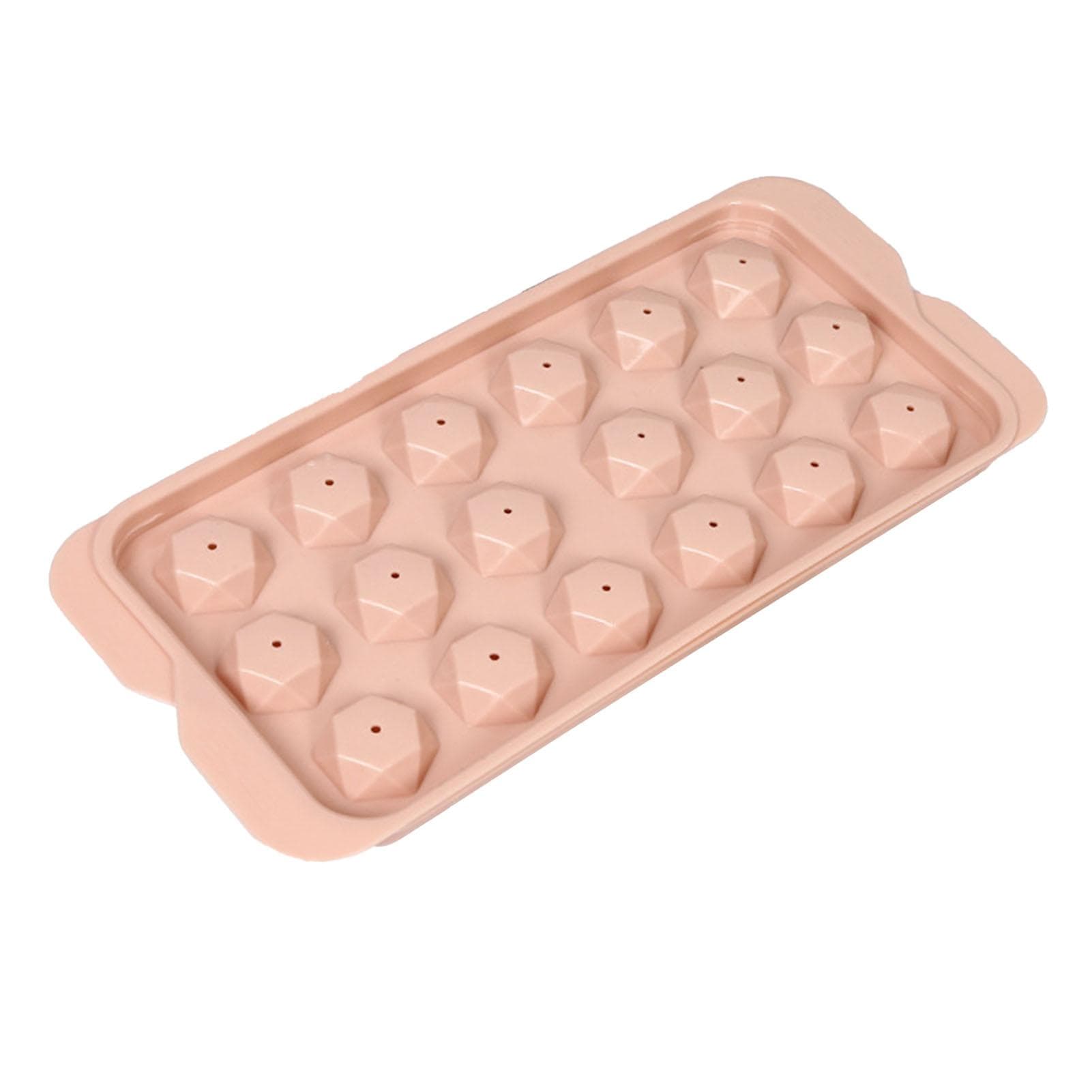 Ice Cube Tray 18 Compartment DIY Ice Cube Molds Mini Ice Storage Box Household Ice Maker Mould for