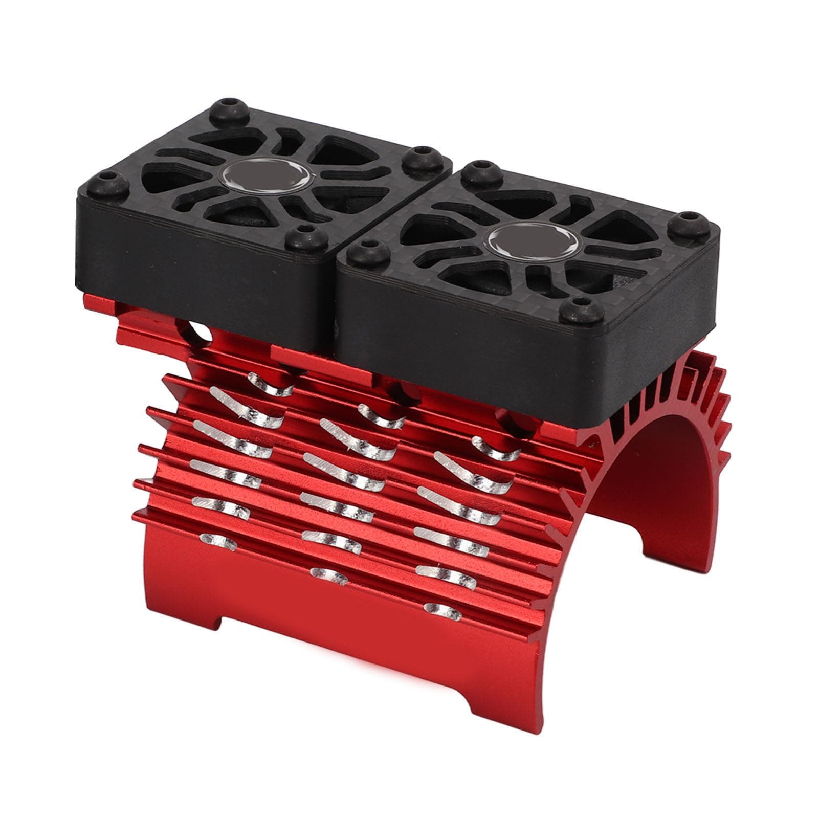 40?42mm Brushless Motor Cooling Fan Dual Motor Heatsink Radiator for 18 Remote Control CarRed