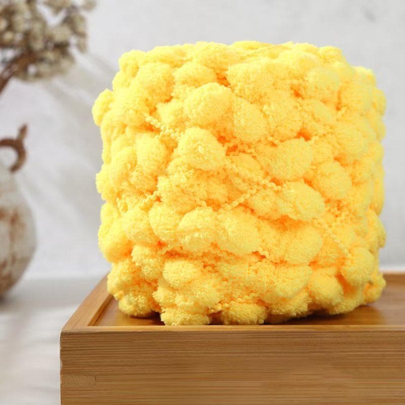 100g/roll Snowball Wool Colorful Thick Ball Yarn Rainbow Velvet Polyester Yarn