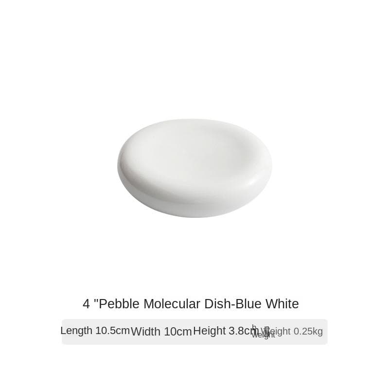 Double-layer Insulation Ceramic Plate Dessert Appetizer Plate Ceramic Dishes Molecular Cuisine Restaurant Specific Tableware