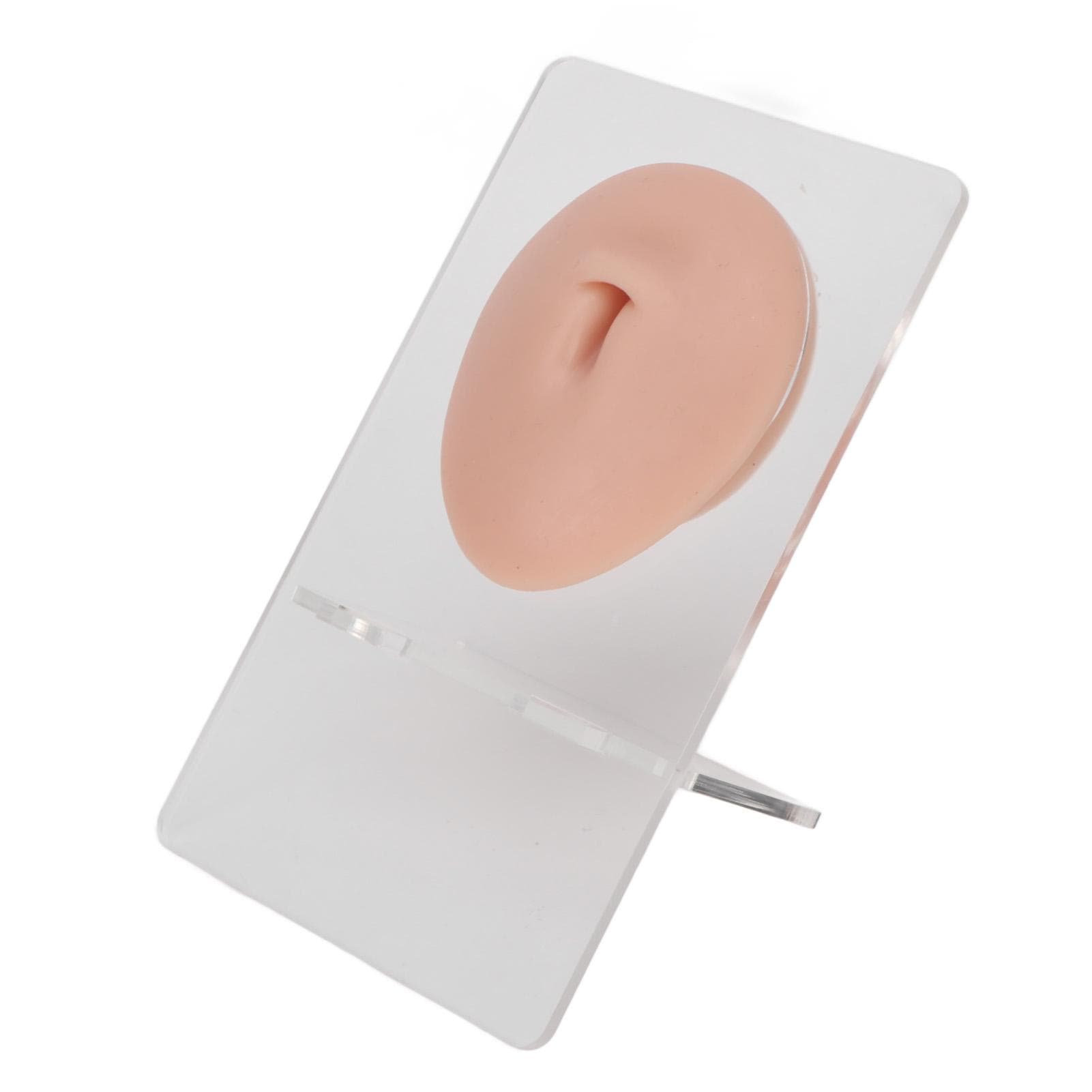 Silicone Belly Model 3D Piercing Practice Acupuncture Display Soft Belly Button Model for Teaching