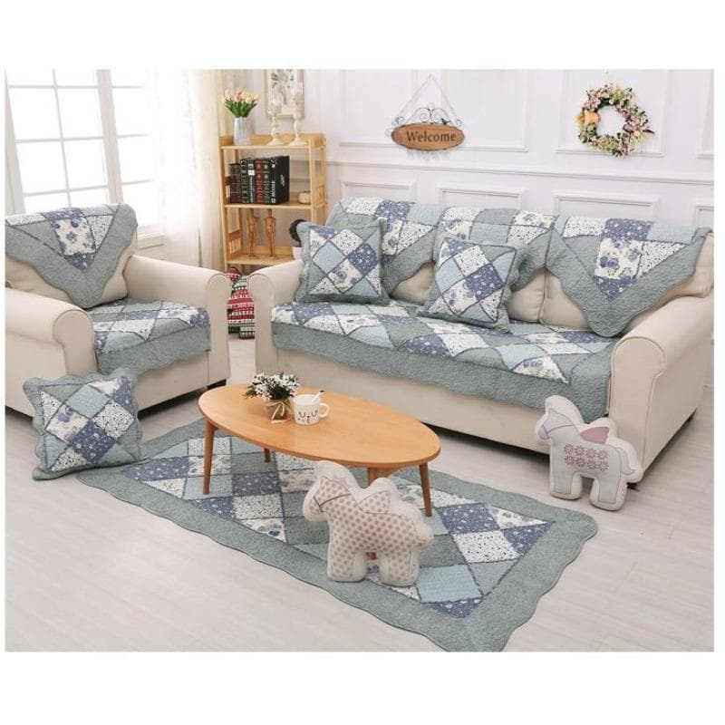 Four Seasons Universal Sofa Cushion Hot Selling Fabric Simple Tatami Cushion New Anti-skid Fabric Sofa Cushion Sofa Towel 70*70cm