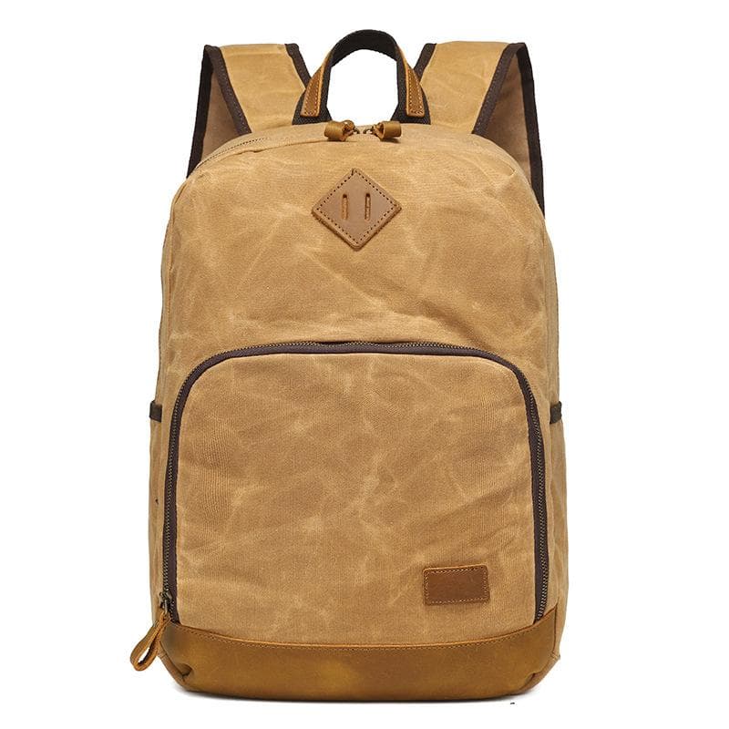 Backpack Men's and Women's Outdoor Sports Hiking Bag Travel Backpack Bag Bag Bag Canvas khaki
