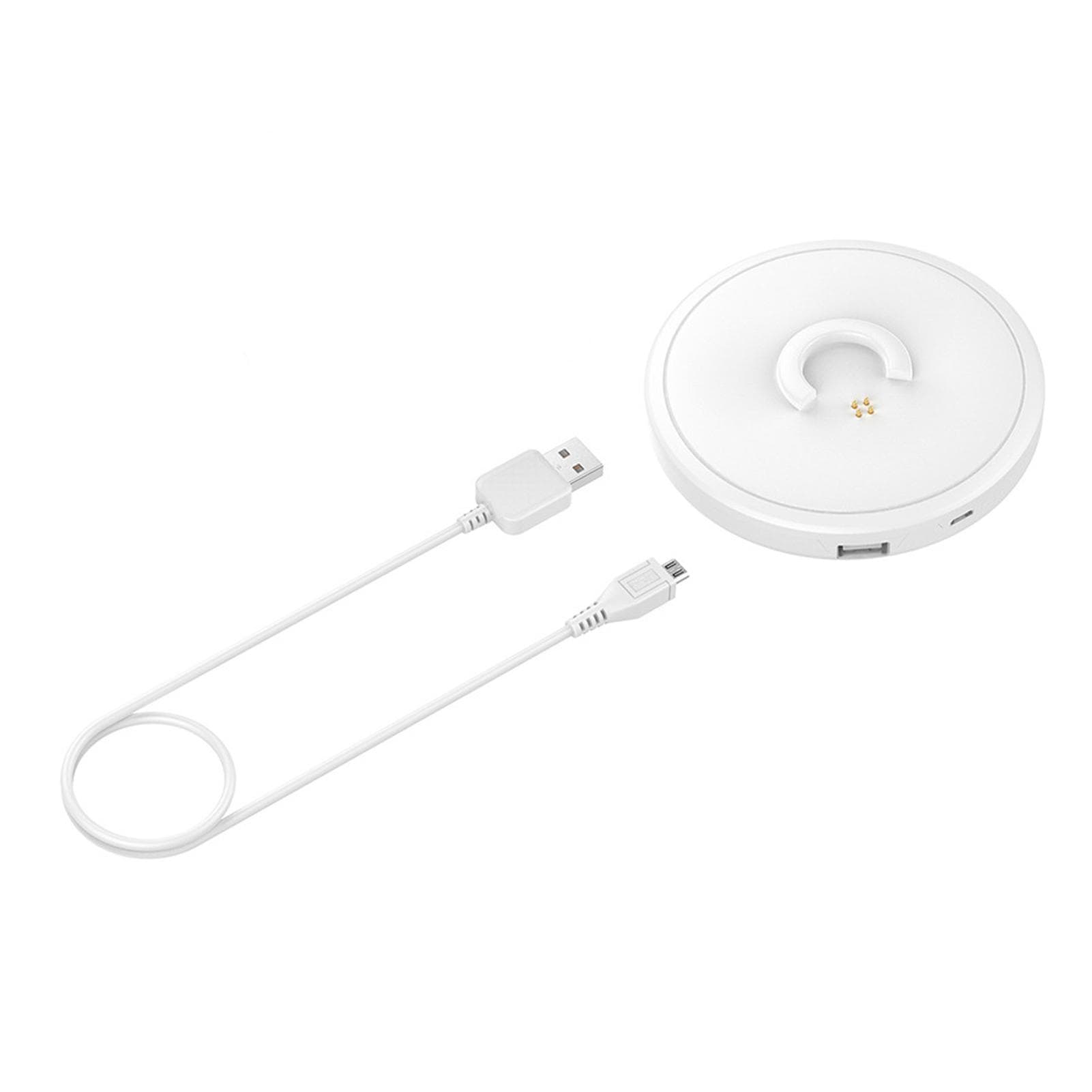 Speaker Charger Base Dual Output Portable Compact Bluetooth Speaker Charging Dock Mount for Office white