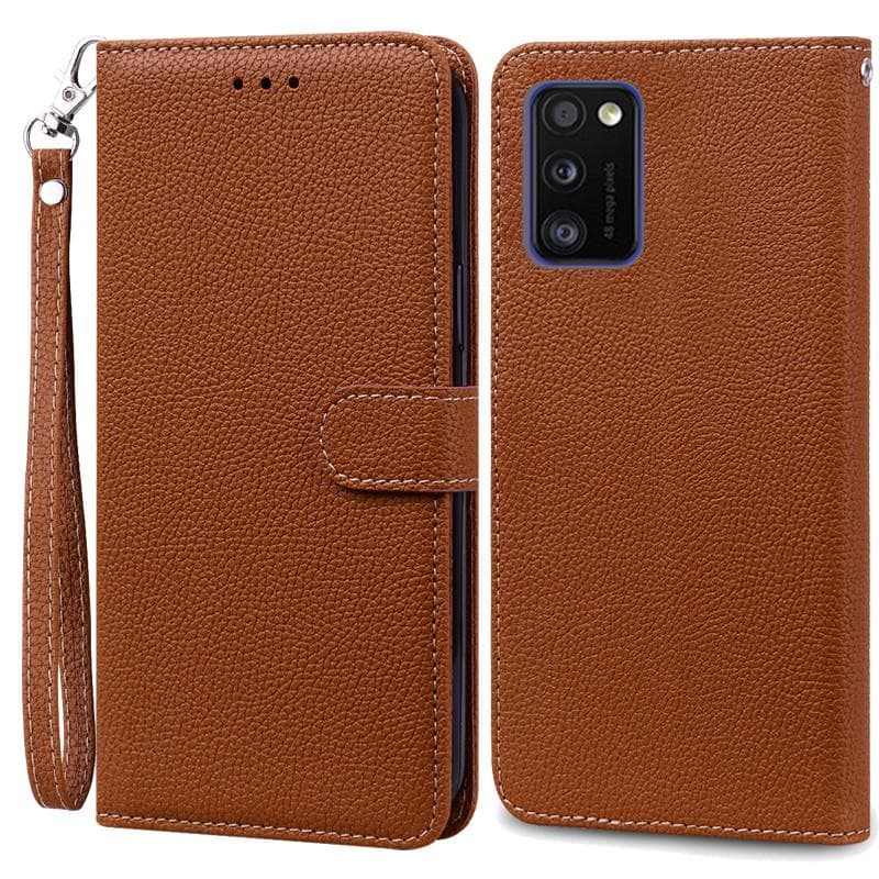 A41 Case For Samsung Galaxy A41 Case Wallet Leather Filp Case For Samsung A41 A 41 Case A415F Soft Silicone Cover Coque Fundas For Samsung A41