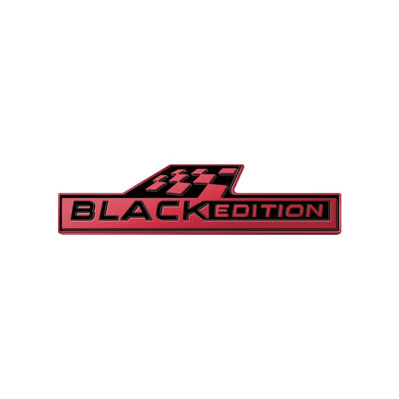 Black Edition Decoration Emblem Car Styling 3D Metal Badge For Octavia Rapid Kodiaq Yeti Fabia Karoq Body Trunk Stickers