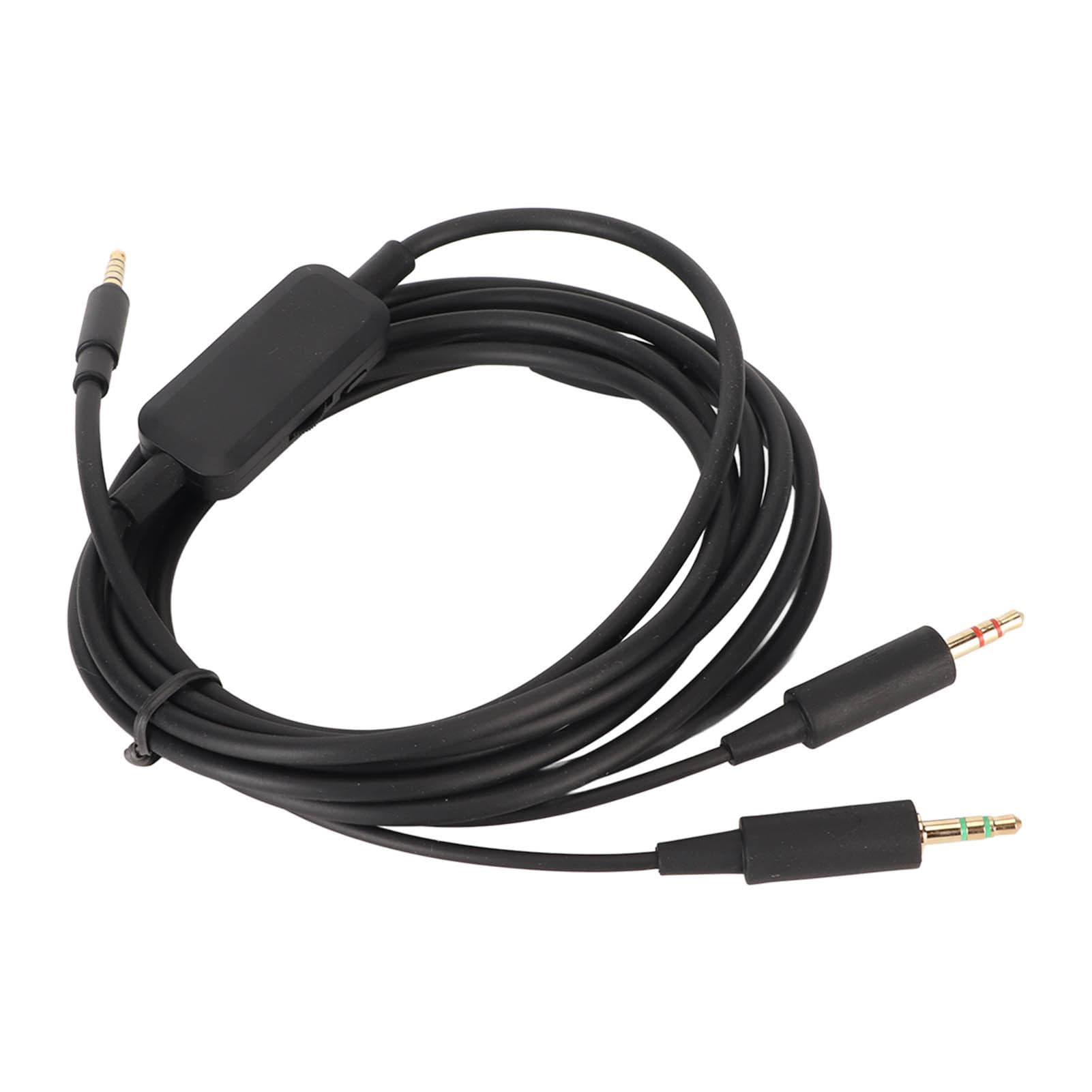 Replacement Headphone Cable 3.5mm Volume Control Sound Cable Compatible for MMX300 MMX300 2nd Gen