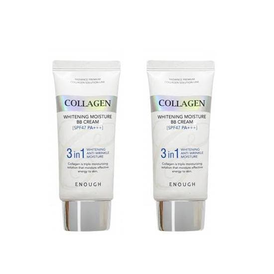 Enough Collagen Whitening Moisture 3in1 BB Cream 50ml (3 Options) #2pcs