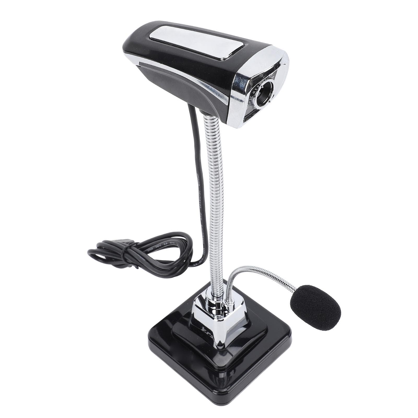 USB Web Camera 360 Degree 640 X 480 Adjustable Focusing Computer Camera with Noise Concealing