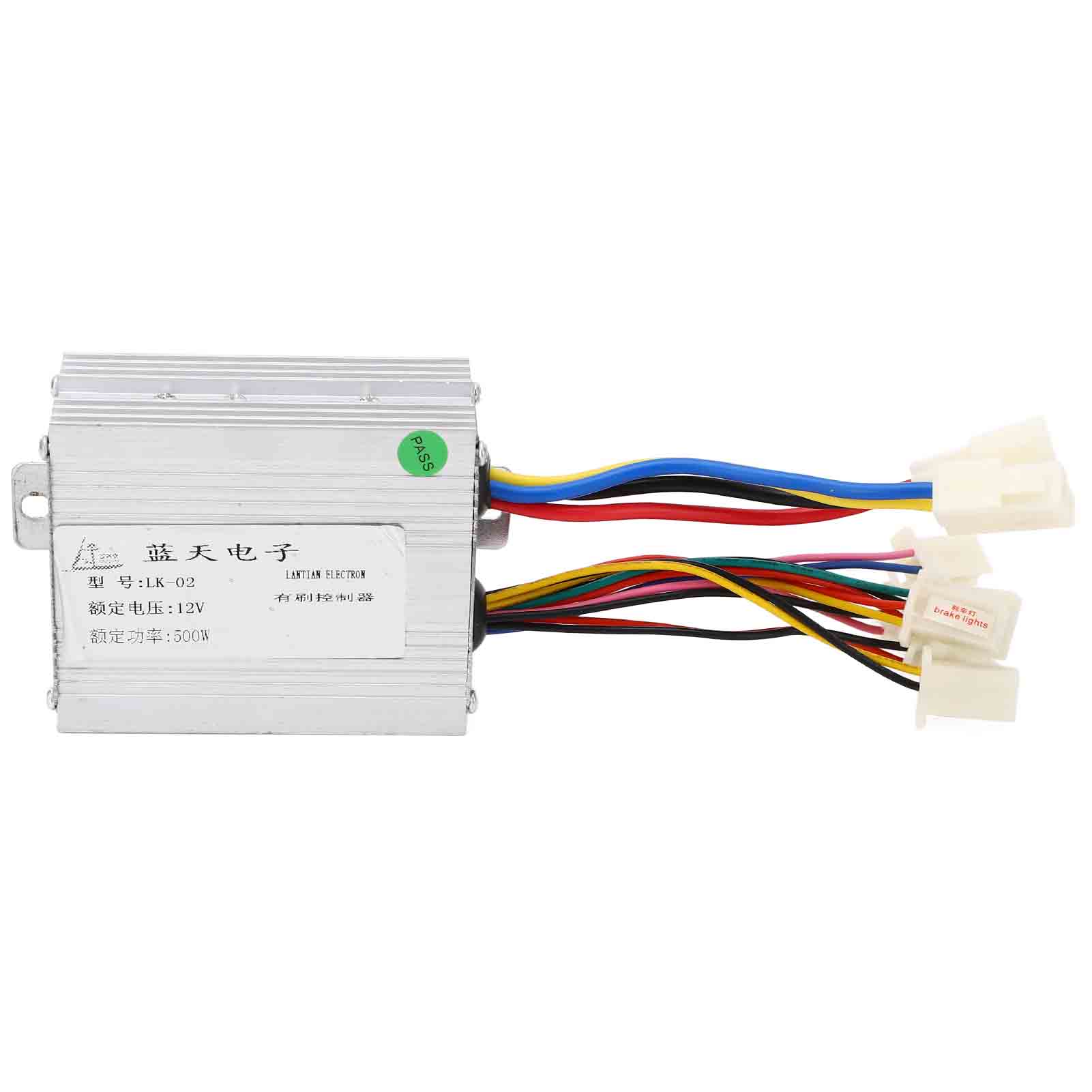 12V 500W Electric Bike Brushed Controller Lithium Battery Bike Retrofitting Controller Parts