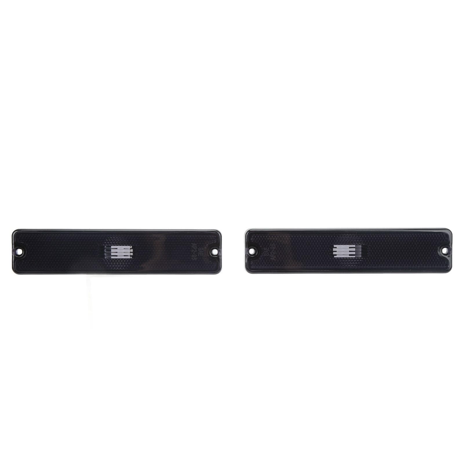 Pair Car Side Marker Light Shade 56001424 Strong Light Transmission Replacement for Jeep Wrangler black