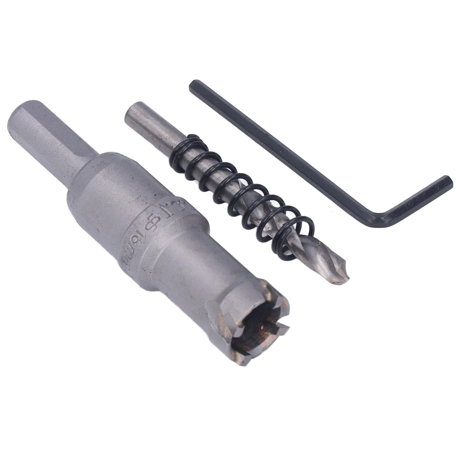 Tungsten Carbide Teeth Hole Saw Cutter Industrial Grade Opener Drill Bit TCT Thick Metal18mm