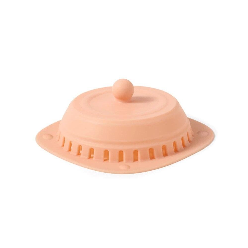Floor Drain Cover Strainer Kitchen Sink Filter Shower Drain Hair Catcher Stopper Deodorant Anti-Clogging Bathroom Accessories pink