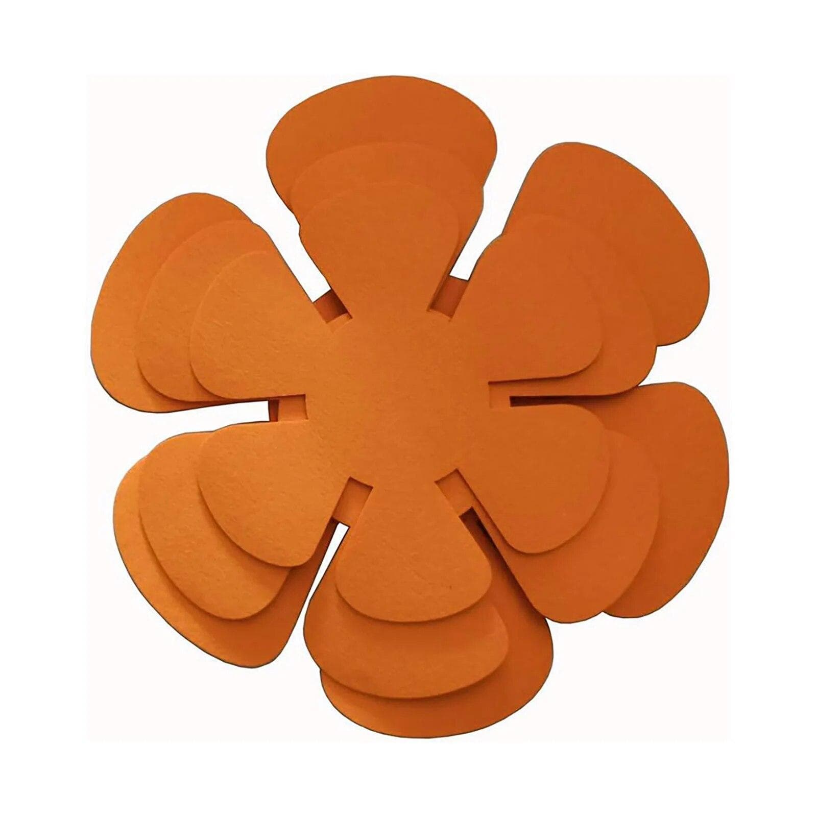 12Pcs Felt Pot & Pan Protectors Anti Scratch Non-stick Divider Pads Pan Bottom Heat Insulation Protect Kitchen Cookware Tool orange