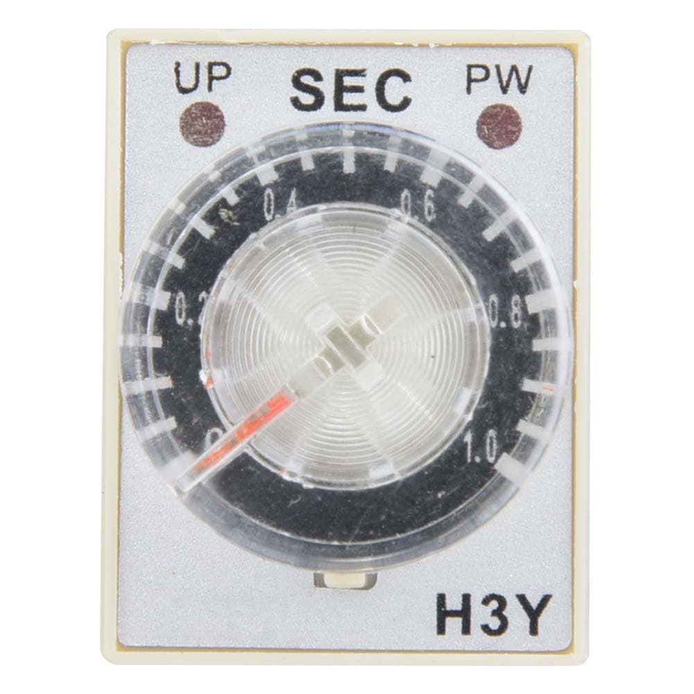 H3Y2 Power On Time Relay Pointer Control Delay Timer 8Pin 5A AC220V (1S)
