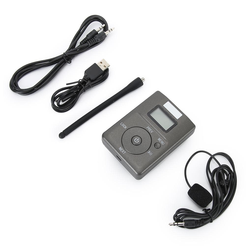 Portable 3.5MM Low power Wireless FM Transmitter Stereo Radio Broadcast Adapter