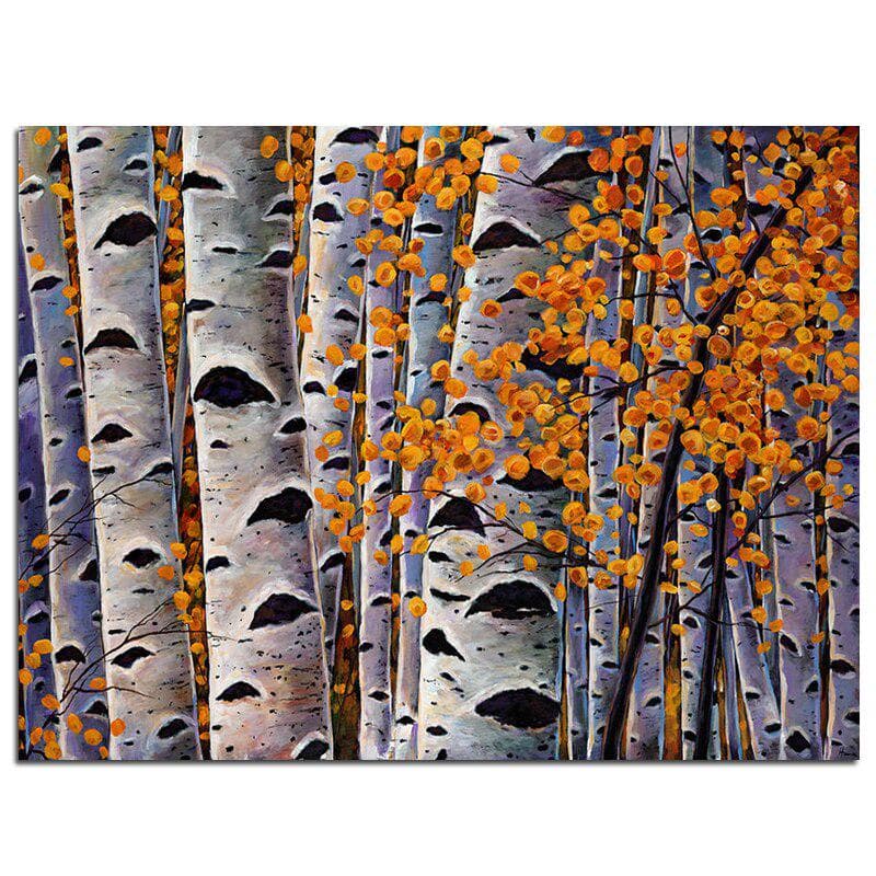 5D DIY Diamond Painting Landscape Tree Full Round Diamond Embroidery 20X30CM