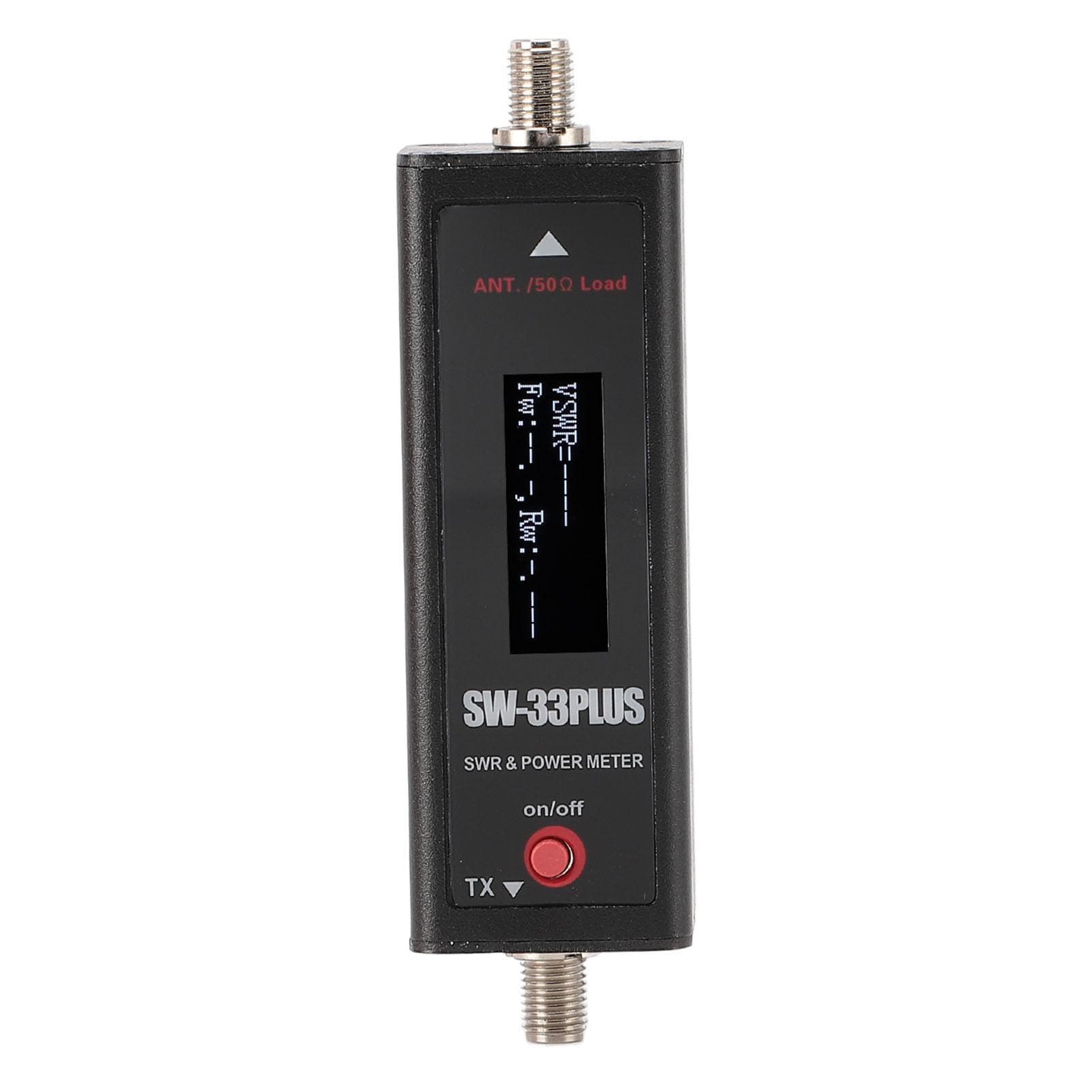 SW-33 Plus 100W 125-525 MHz Digital VHF UHF Power SWR Meter Counter Tester for 2 Way Radio