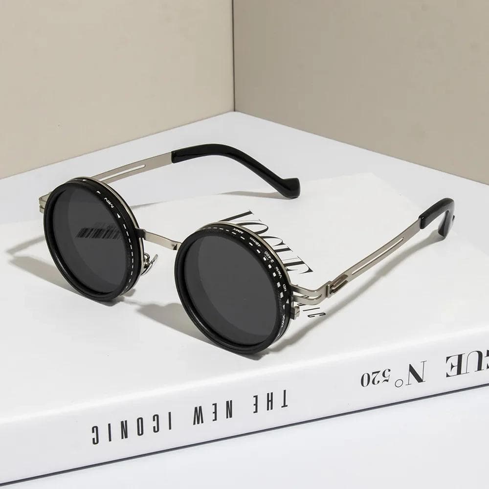 Manual ND 9-speed Rotating Adjustable Sunglasses for Fishing Travel Light Reduction Sunscreen