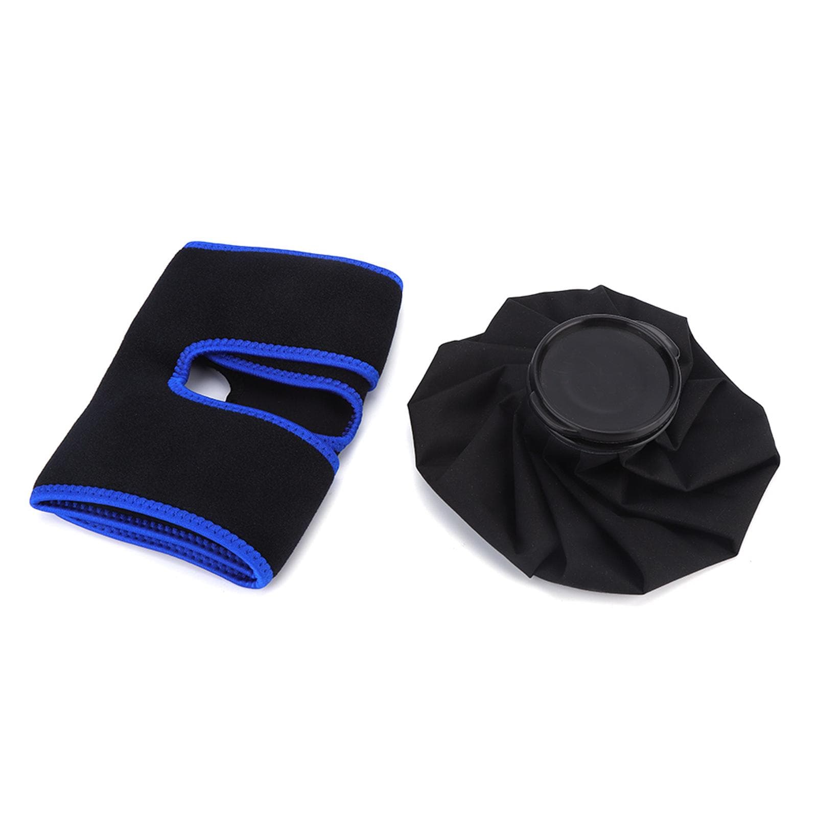 Ice Hot Compress Physiotherapy Kit Knee Ankle Elbow Brace Black 9 Inches Ice Bag