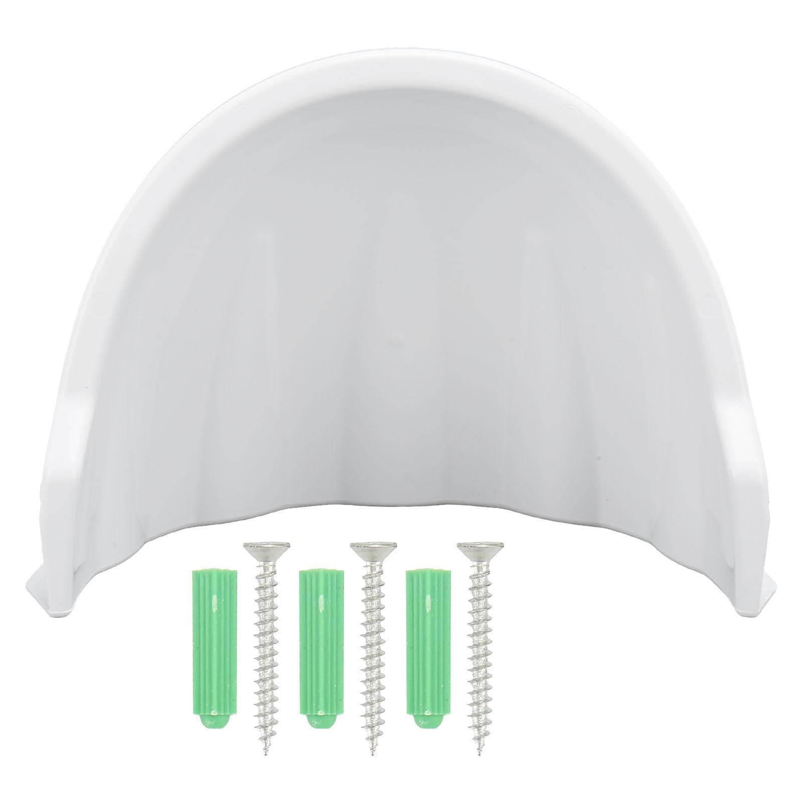ABS Plastic Sun Rain Shade Outdoor Security Camera Cover Shield for Outdoor Camera White white