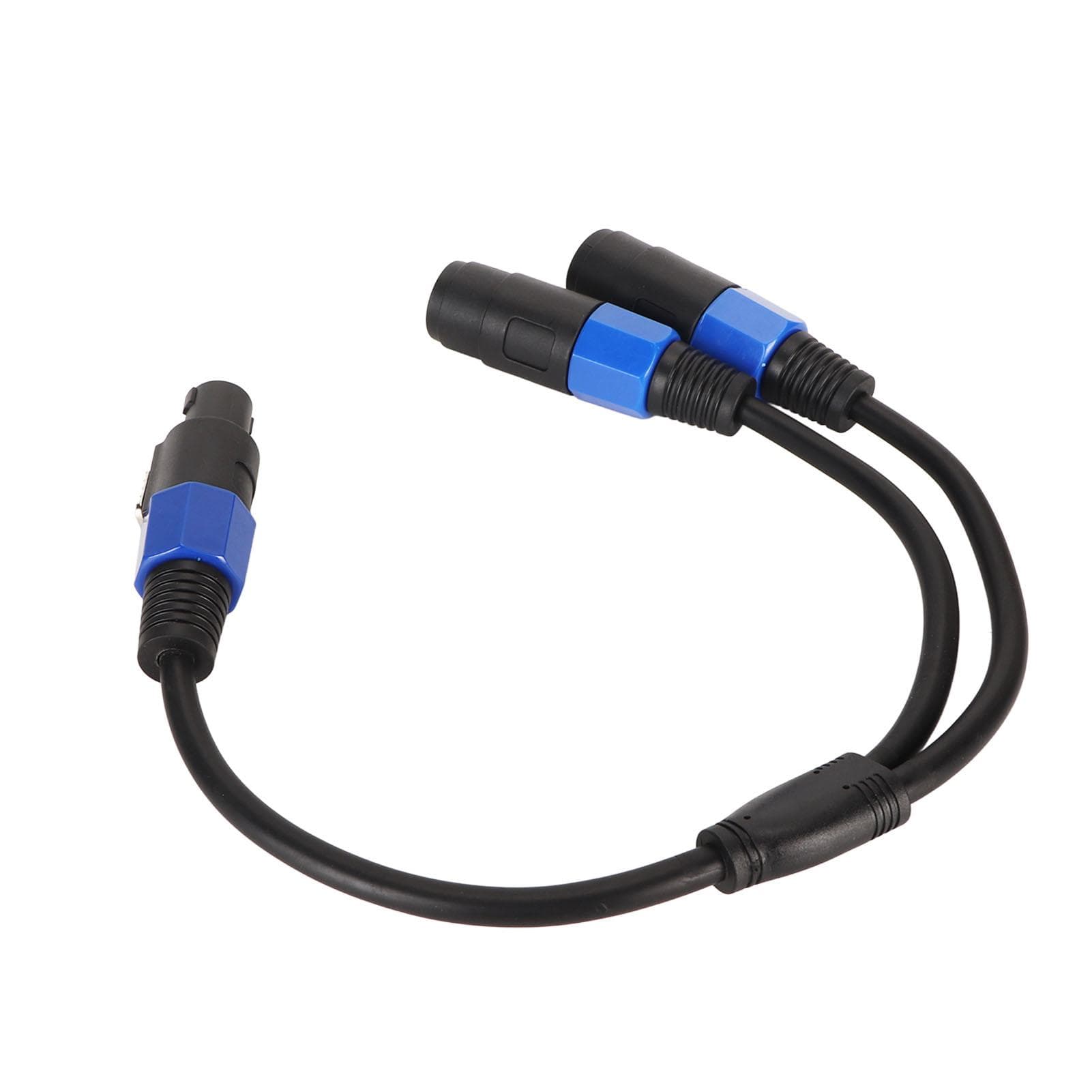 Speaker Splitter Cable Professional Plug and Play Speaker Male to 2 Female Extension Cable for