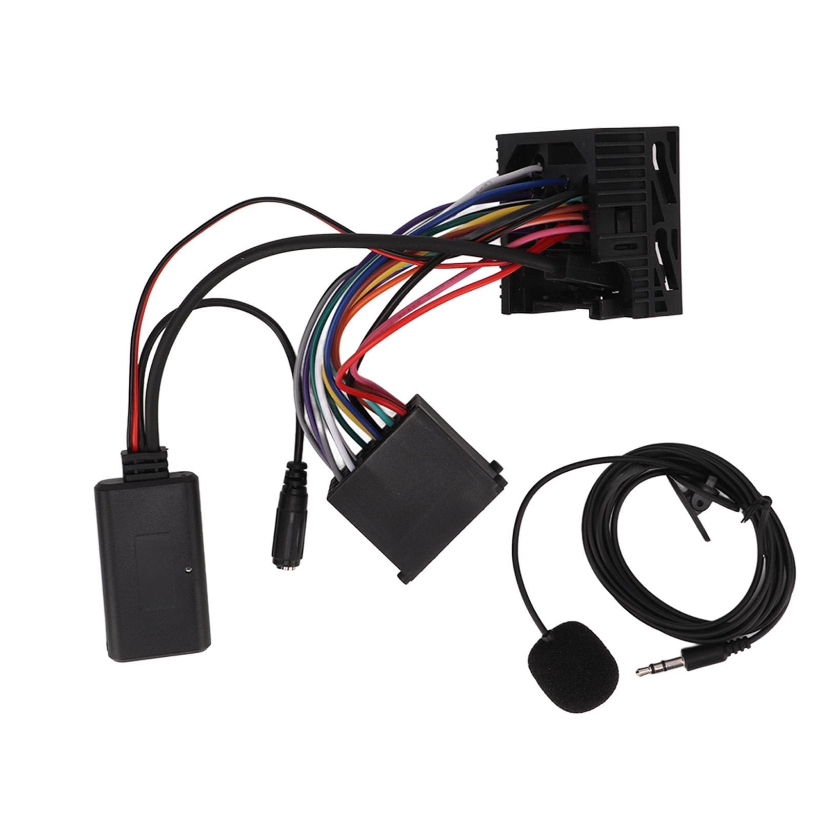 Wireless Audio AUX Cable Connector Bluetooth 5.0 with Microphone Replacement for E46 320i 320ci