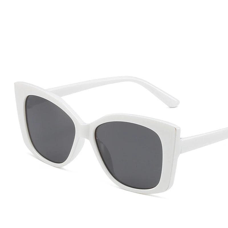 Vintage Cat Eye Sunglasses Women Luxury Punk Sexy Big Frame Pink Shades UV400 Designer Brand
