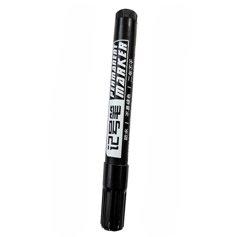 1/3/6/12 PCS Marker Pen Waterproof Three Color Oily Pen 2mm Writing Thickness 1 PC black
