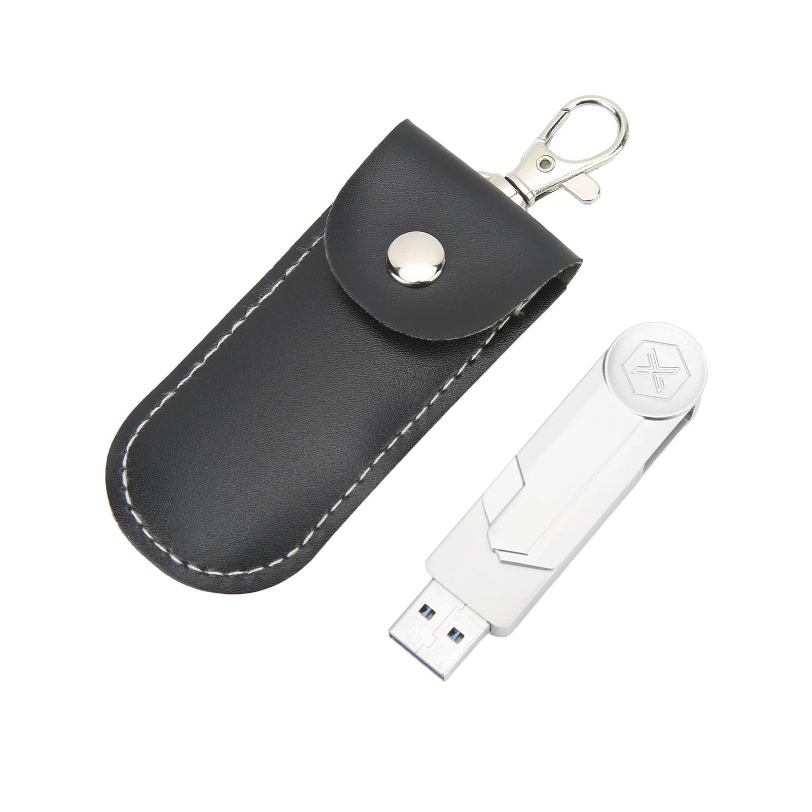 USB 3.2 Flash Drive Multifunction High Speed Metal USB Memory Flash Drive for Smartphones PC 128GB
