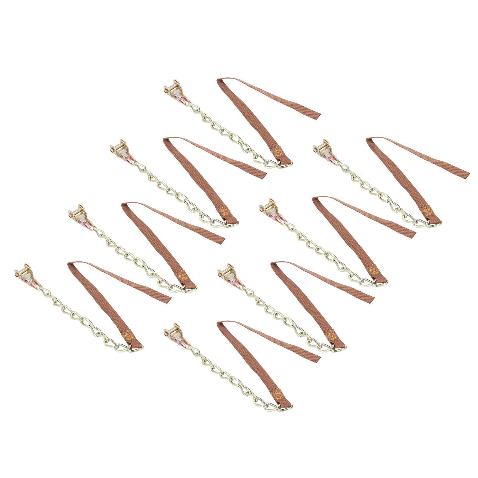 8PCS Snow Tire Chain Slip Resistant Steel Alloy Thickened Universal for Car SUV Pickup Truck 165 to