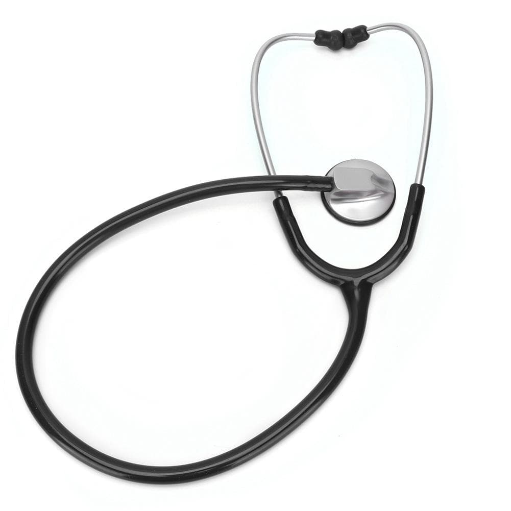 Professional Single Head Stethoscope Heart Lung Detection Echoscope Health Care Tool (Black) black