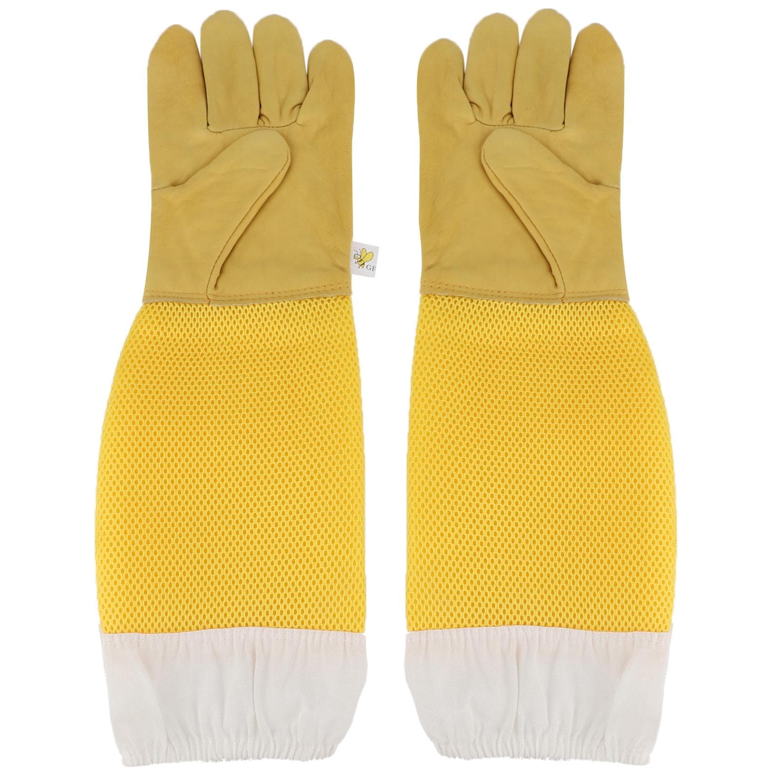Beekeeping Gloves Breathable Sheepskin Protective Long Sleeves Beekeeper Equipment